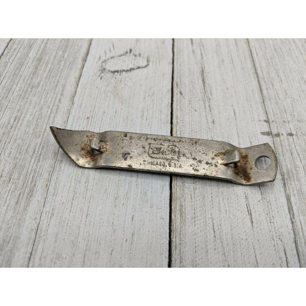 Vintage Ekco #3 Arcuate Profile Can Tapper Bottle Jar Opener Lid Lift Church Key